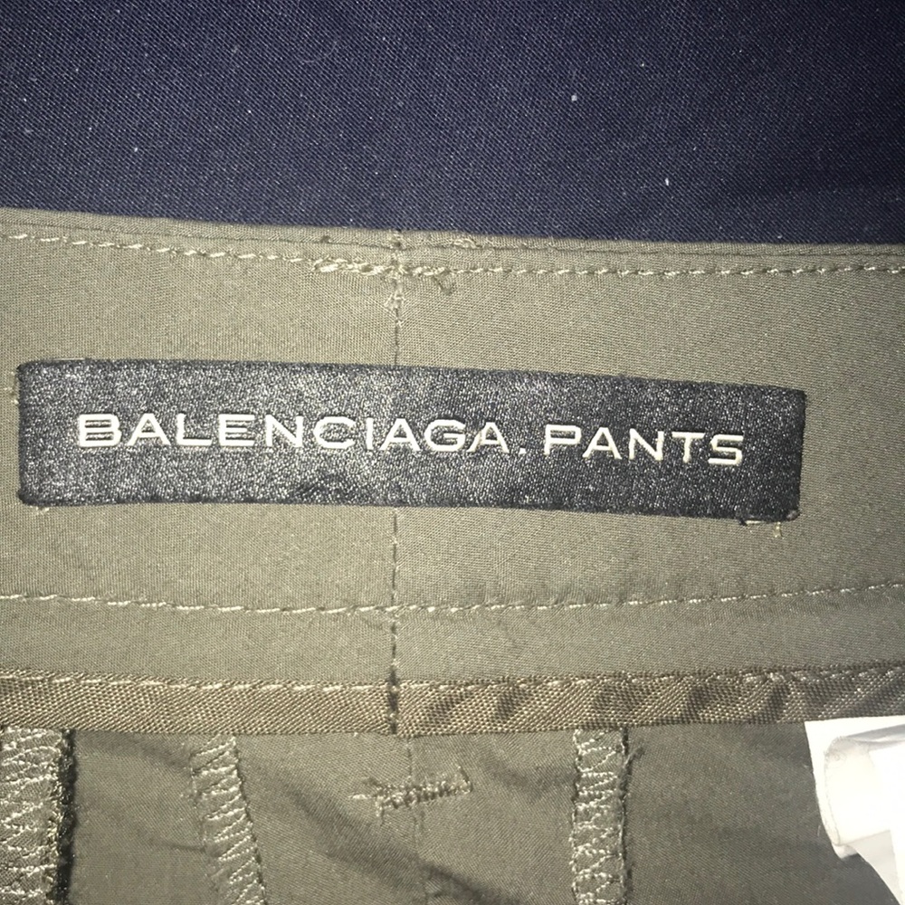 Olive Balenciaga Pants